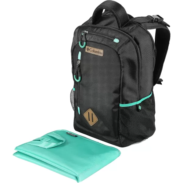 Columbia Carson Pass Backpack Diaper Bag - Large, Black