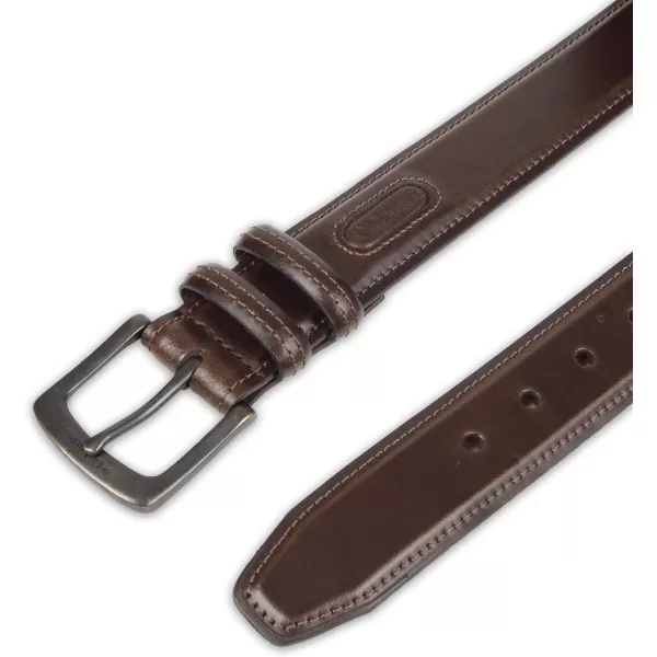 Columbia Men's Double Loop Belt-Casual Dress with Single Prong Buckle for Jeans Khakis