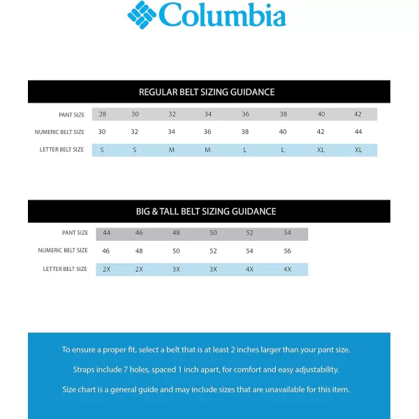 Columbia Men's Double Loop Belt-Casual Dress with Single Prong Buckle for Jeans Khakis