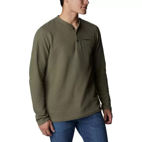 Columbia Men's Pine Peak Waffle Long Sleeve Henley