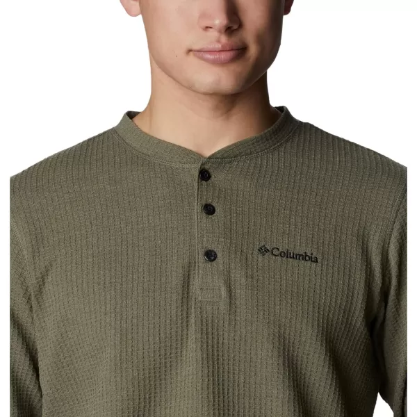 Columbia Men's Pine Peak Waffle Long Sleeve Henley