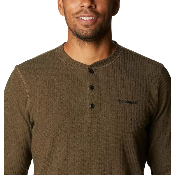 Columbia Men's Pine Peak Waffle Long Sleeve Henley