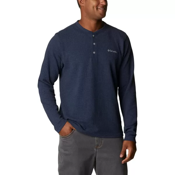 Columbia Men's Pine Peak Waffle Long Sleeve Henley