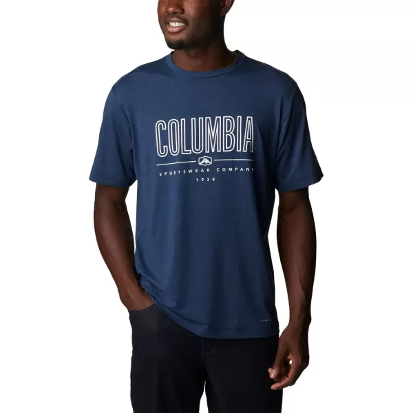 Columbia Men's Tech Trail Front Graphic Short Sleeve Tee