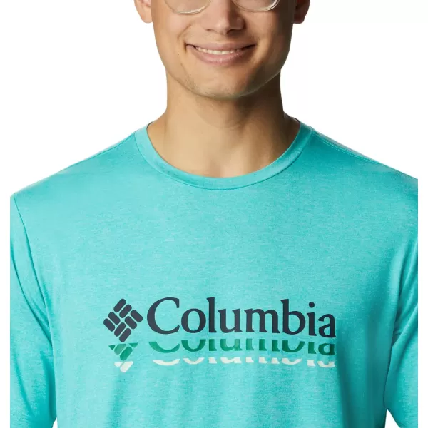 Columbia Men's Tech Trail Front Graphic Short Sleeve Tee