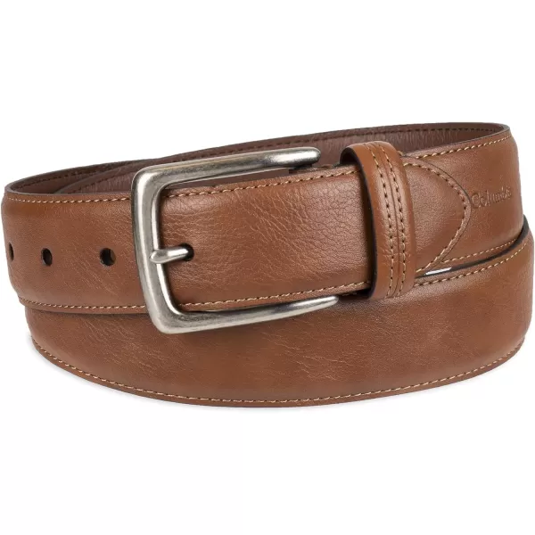 Columbia Men’s Trinity Logo Everyday Casual Dress Belt, Regular and Big and Tall Sizing