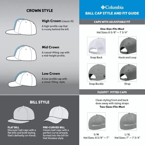 Columbia PFG Mesh Canada Fish Flag Stretch-Fit Hat