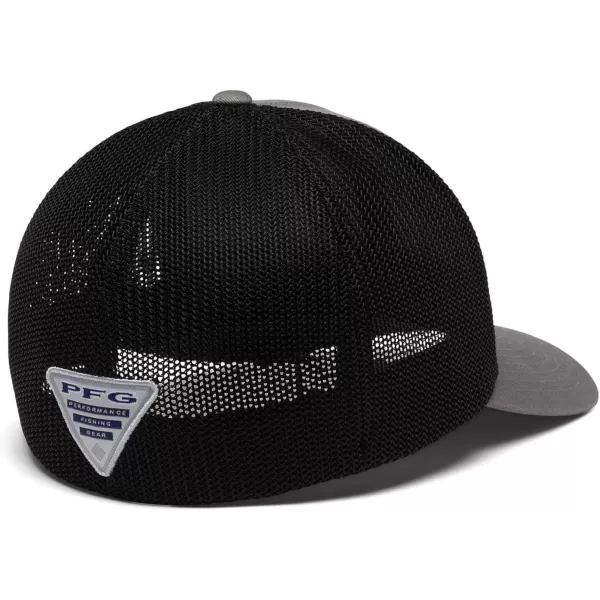 Columbia PFG Mesh Canada Fish Flag Stretch-Fit Hat