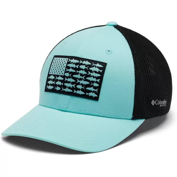 Columbia PFG Mesh Canada Fish Flag Stretch-Fit Hat