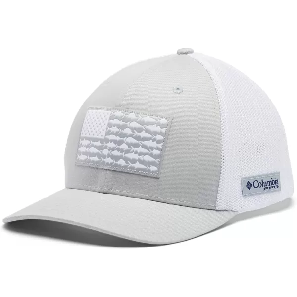 Columbia PFG Mesh Canada Fish Flag Stretch-Fit Hat
