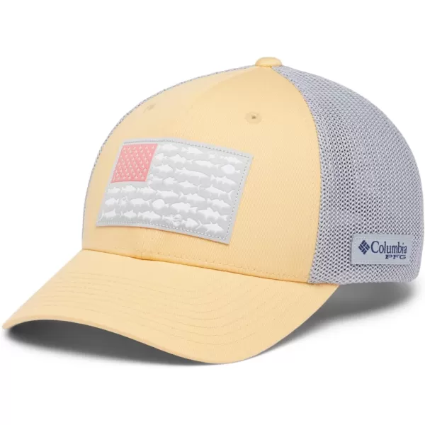 Columbia PFG Mesh Canada Fish Flag Stretch-Fit Hat