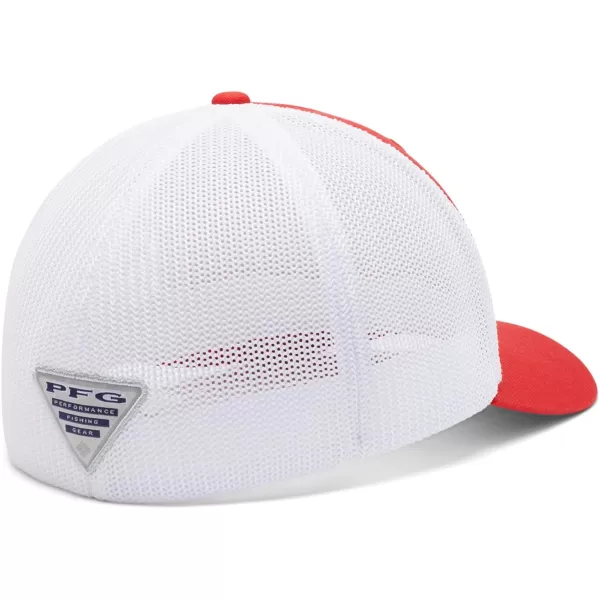 Columbia PFG Mesh Canada Fish Flag Stretch-Fit Hat
