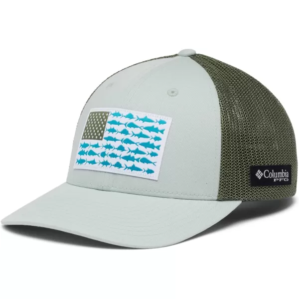 Columbia PFG Mesh Canada Fish Flag Stretch-Fit Hat