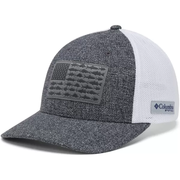 Columbia PFG Mesh Canada Fish Flag Stretch-Fit Hat