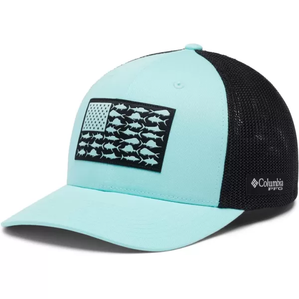 Columbia PFG Mesh Canada Fish Flag Stretch-Fit Hat