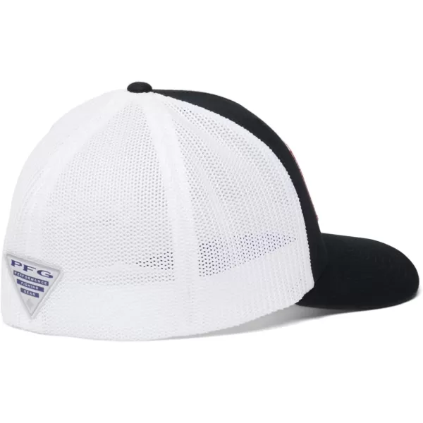 Columbia PFG Mesh Canada Fish Flag Stretch-Fit Hat
