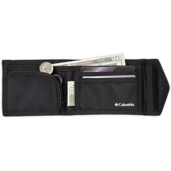 Columbia Tactical Wallets for Men - Sport RFID Blocking Nylon Trifold with Velcro with ID Window and Cash Pockets
