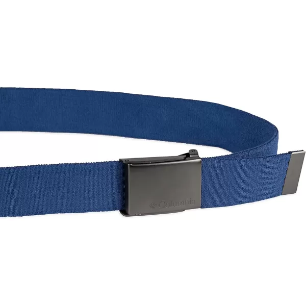 Columbia Unisex-Adult Military Web Belt-Adjustable One Size Cotton Strap and Metal Plaque Buckle