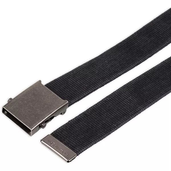 Columbia Unisex-Adult Military Web Belt-Adjustable One Size Cotton Strap and Metal Plaque Buckle