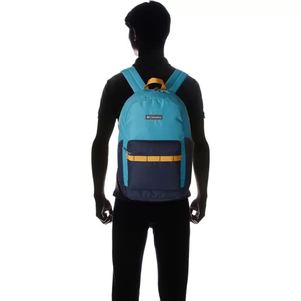 Columbia Unisex Zigzag 18L Backpack, Shasta/Collegiate Navy, One Size
