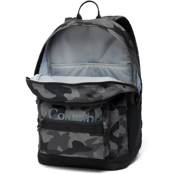 Columbia Unisex Zigzag 30L Backpack, Black Mod Camo, One Size