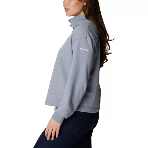 Columbia Women's Logo French Terry Half Zip