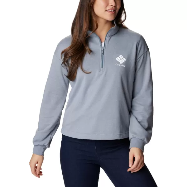 Columbia Women's Logo French Terry Half Zip