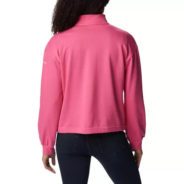 Columbia Women's Logo French Terry Half Zip