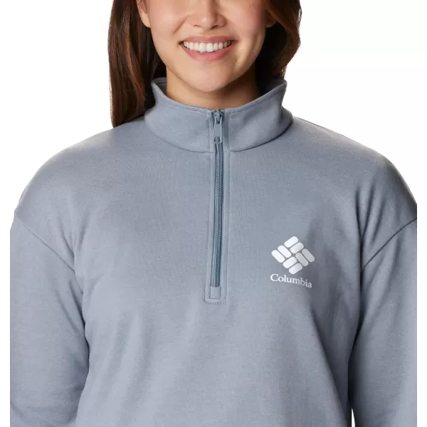 Columbia Women's Logo French Terry Half Zip