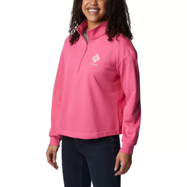 Columbia Women's Logo French Terry Half Zip