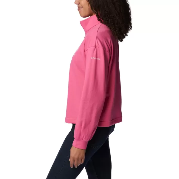 Columbia Women's Logo French Terry Half Zip