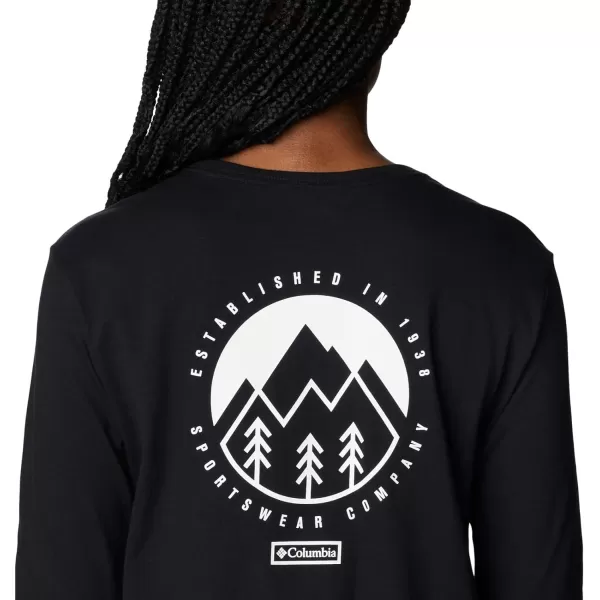 Columbia Women's North Cascades Back Graphic Long Sleeve Tee