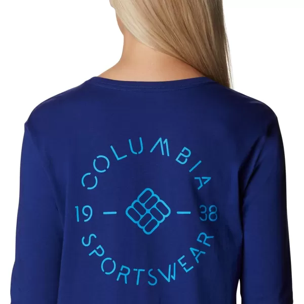 Columbia Women's North Cascades Back Graphic Long Sleeve Tee