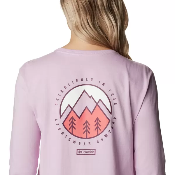 Columbia Women's North Cascades Back Graphic Long Sleeve Tee