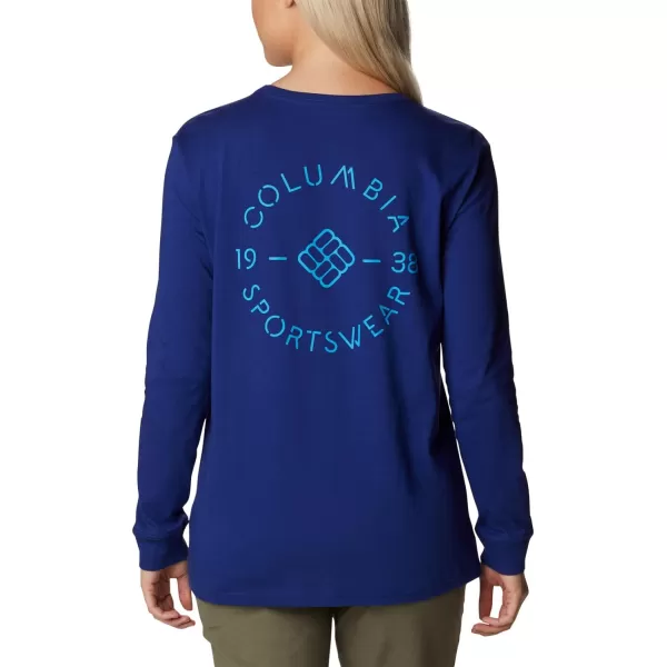 Columbia Women's North Cascades Back Graphic Long Sleeve Tee