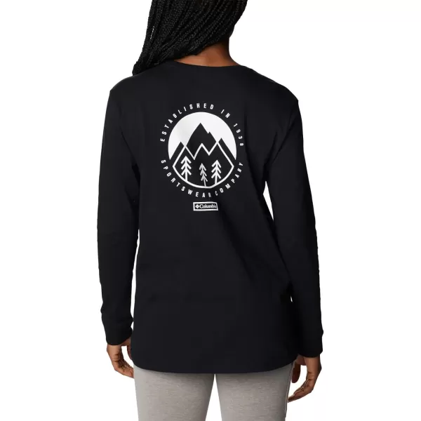 Columbia Women's North Cascades Back Graphic Long Sleeve Tee