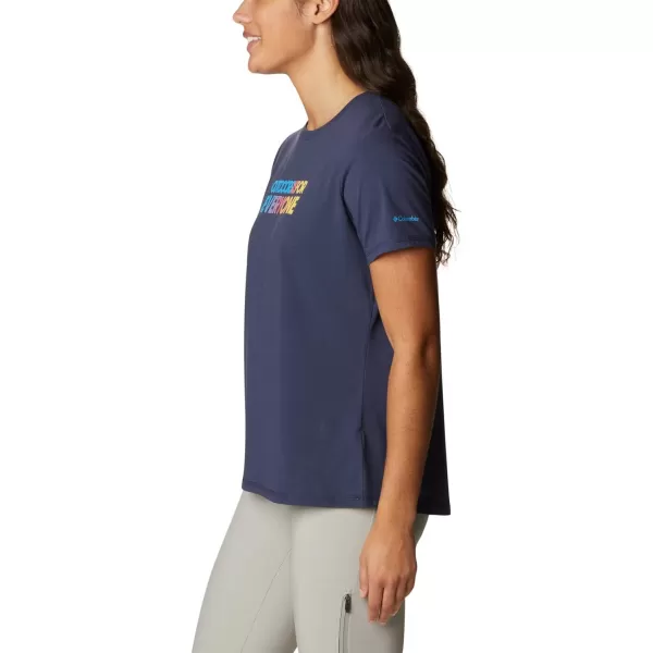 Columbia Women's Sun Trek Ss Graphic Tee