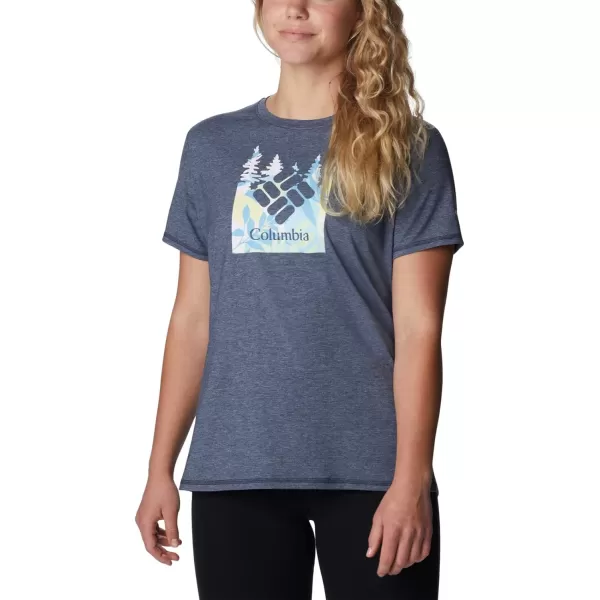 Columbia Women's Sun Trek Ss Graphic Tee
