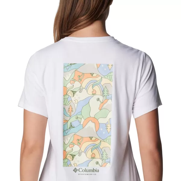 Columbia Women's Sun Trek Ss Graphic Tee