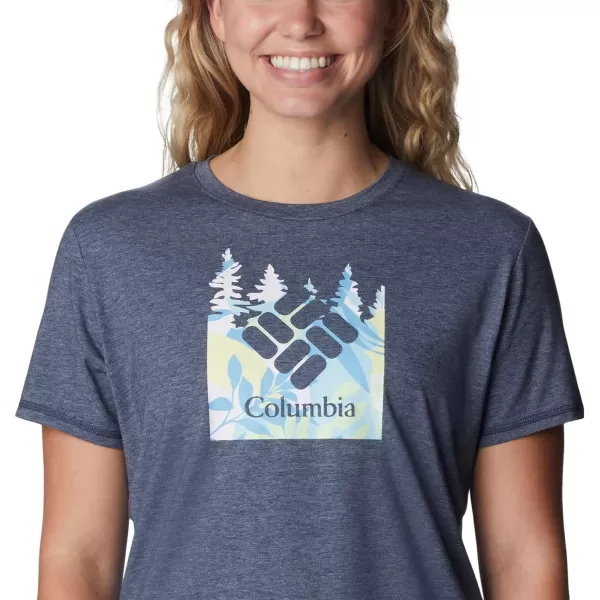 Columbia Women's Sun Trek Ss Graphic Tee