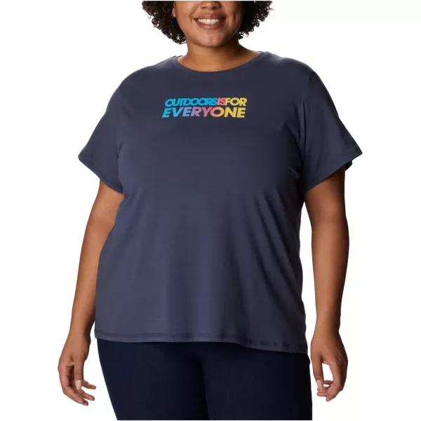 Columbia Women's Sun Trek Ss Graphic Tee