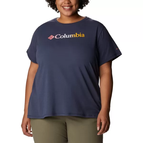 Columbia Women's Sun Trek Ss Graphic Tee