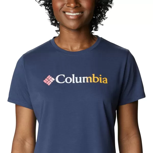 Columbia Women's Sun Trek Ss Graphic Tee