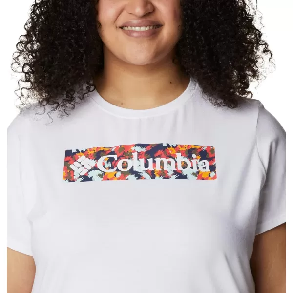 Columbia Women's Sun Trek Ss Graphic Tee