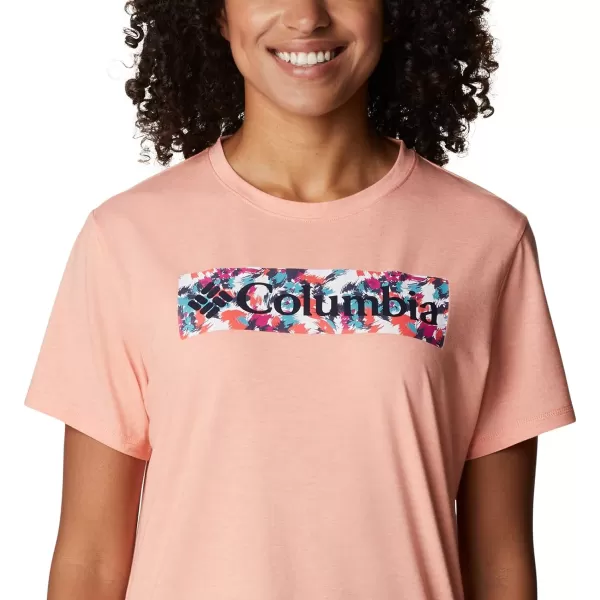 Columbia Women's Sun Trek Ss Graphic Tee