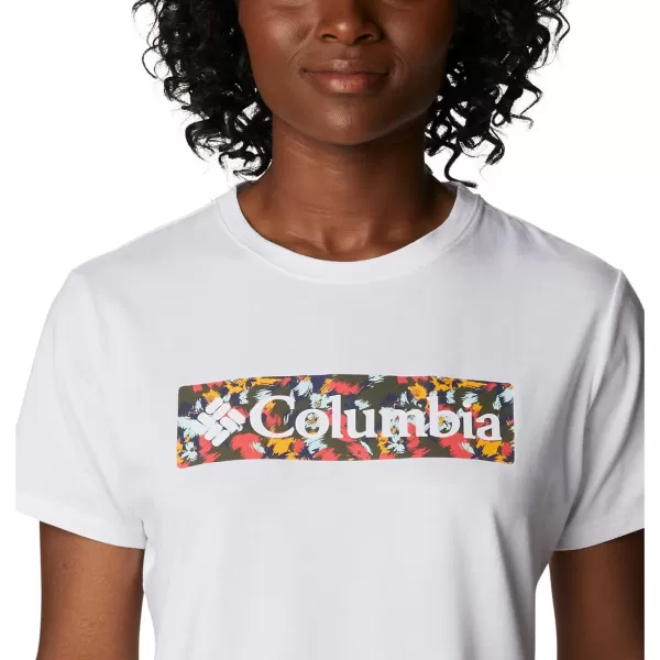 Columbia Women's Sun Trek Ss Graphic Tee
