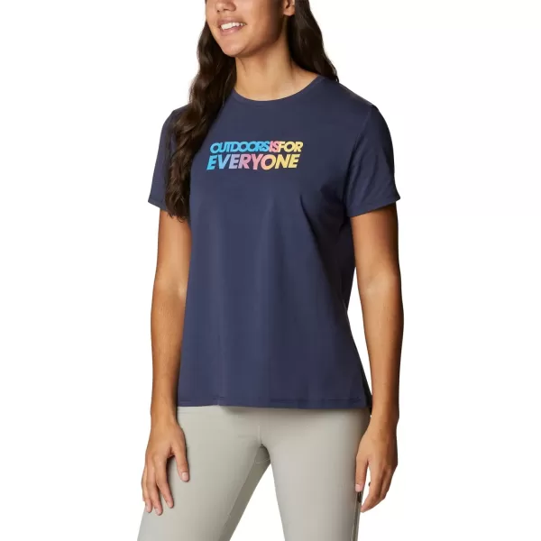 Columbia Women's Sun Trek Ss Graphic Tee
