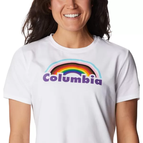 Columbia Women's Sun Trek Ss Graphic Tee