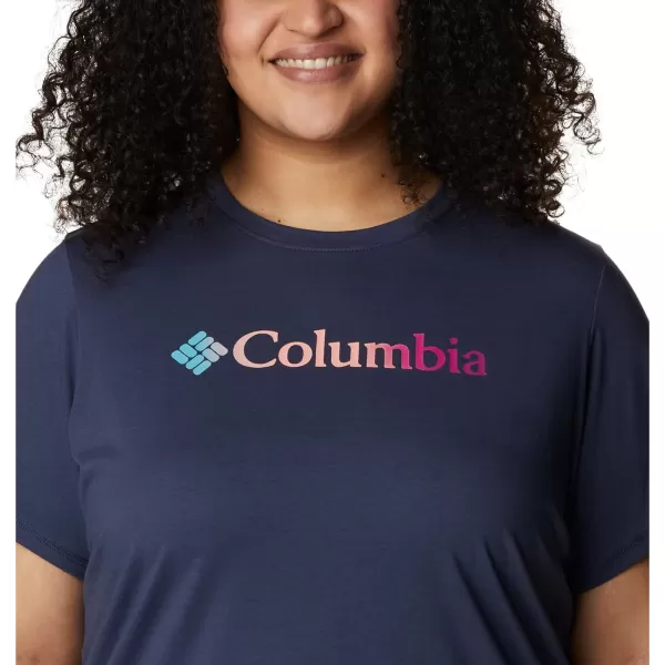 Columbia Women's Sun Trek Ss Graphic Tee