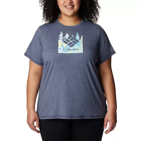 Columbia Women's Sun Trek Ss Graphic Tee